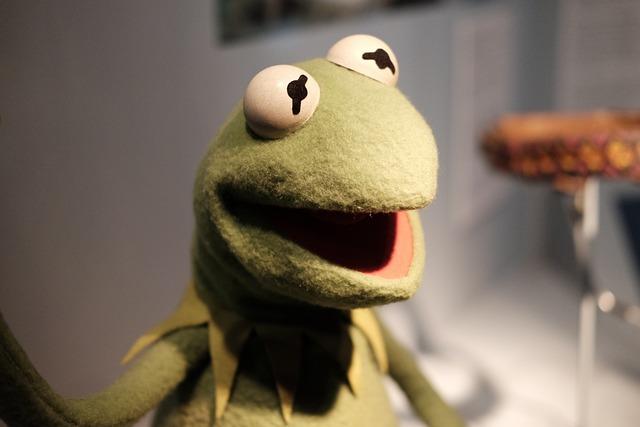 Kermit Muppet jako nezapomenutelný symbol dětství