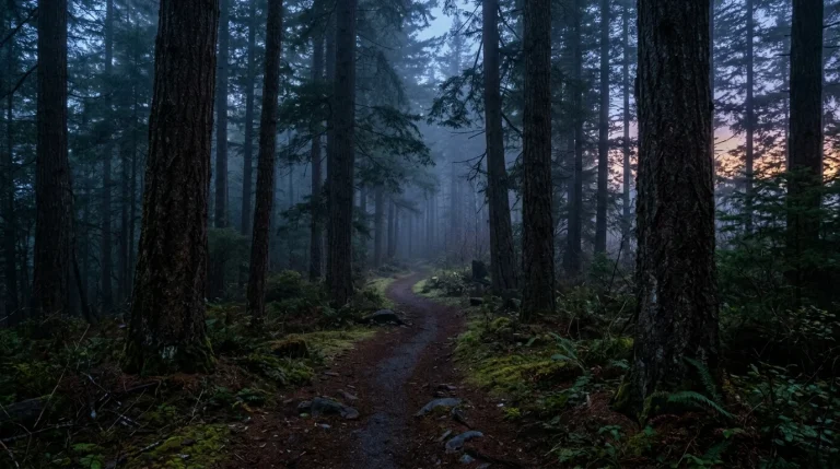 Tajemný mlhavý les